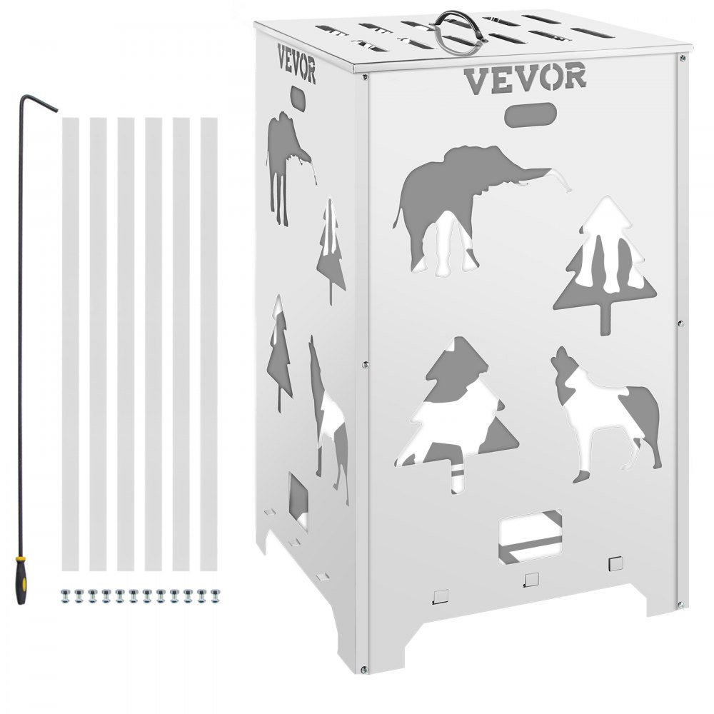 Vevor Burn Barrel Burn Drum Incinerator Barrel 14x14x24 Inch For Yard Waste - HXBXGBDDW1424HSO3V0