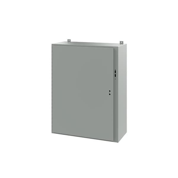 Nvent Hoffman Mild Steel Electrical Enclosures, 48 in H, 16 in D, 37.38 in W, NEMA 12, Hinged - A48SA3816LP