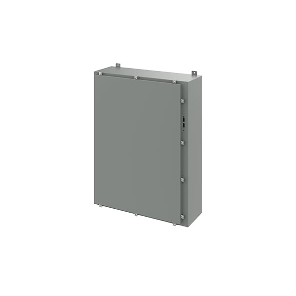 Nvent Hoffman Mild Steel Electrical Enclosures, 48 in H, 12 in D, 37.38 in W, NEMA 4, Hinged - A48HS3712LP