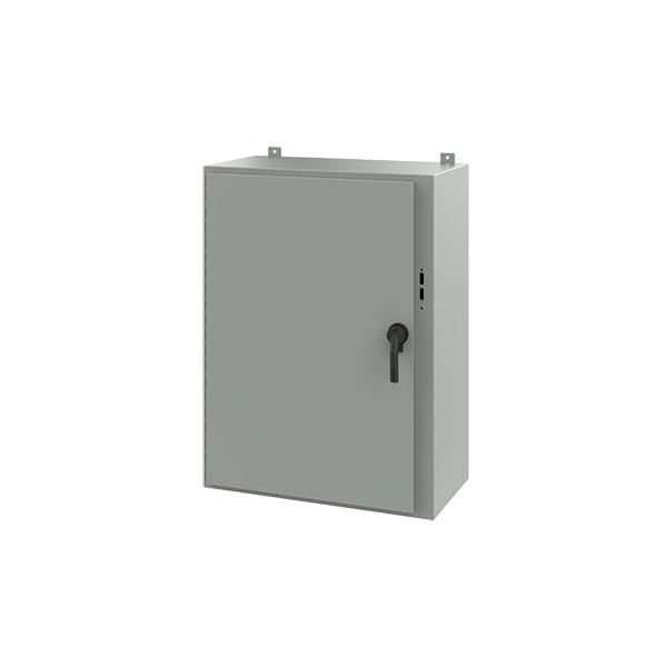 Nvent Hoffman Steel Electrical Enclosures, 42 in H, 16 in D, 31.38 in W, NEMA 12, Hinged - A42SA3216LPPL