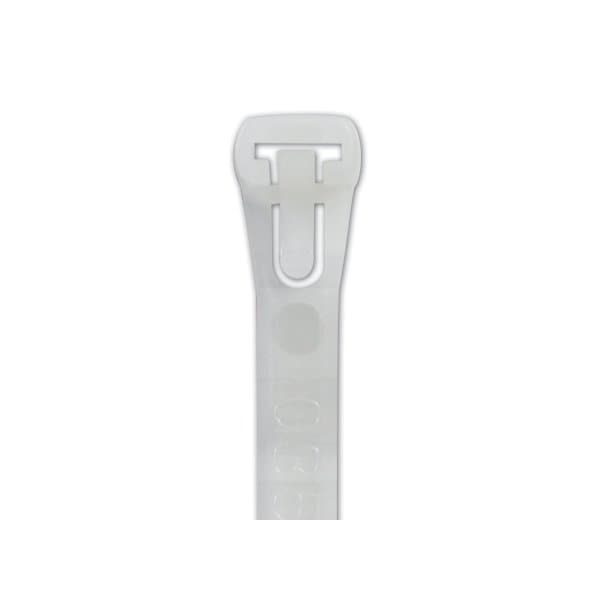 Bsc Preferred 8'' 50# Natural Releasable Cable Ties, 1000PK - BUY00027657