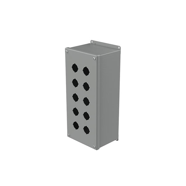 Nvent Hoffman Mild Steel Electrical Enclosures, 14 in H, 4-3/4 in D, 6-1/4 in W, NEMA 12, Screw On - E10PBX