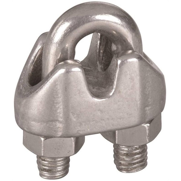 Homepage 0.12 in. N830-312 Cable Clamps - Stainless Steel - HO424123