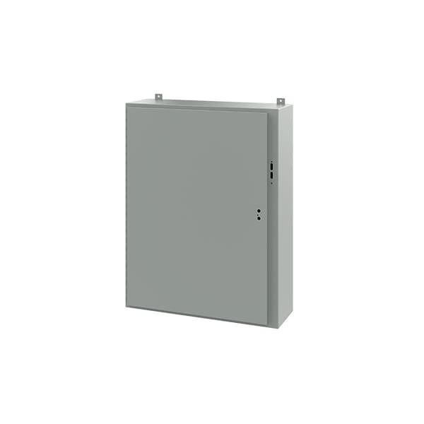 Nvent Hoffman Mild Steel Electrical Enclosures, 48 in H, 12 in D, 37.38 in W, NEMA 12, Hinged - A48SA3812LP