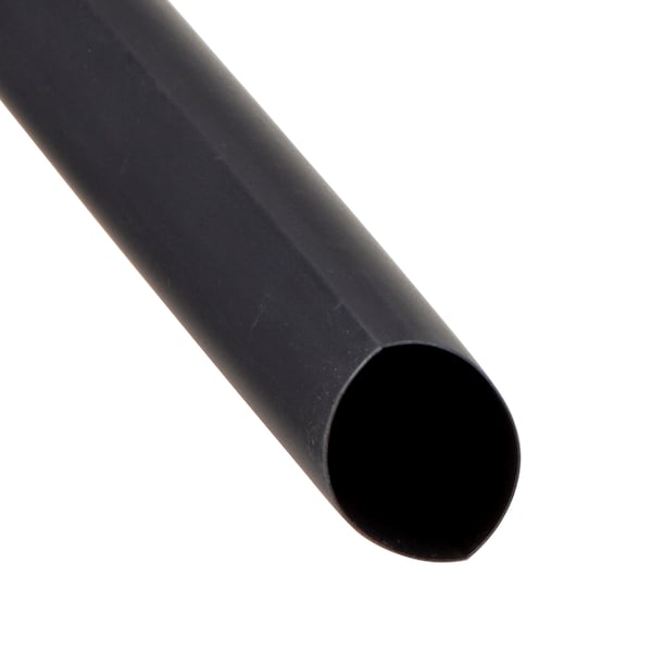 3M Shrink Tubing, 1.0in ID, Black, 100ft, PK3 - FP301-1-100'-BLACK-SPOOL