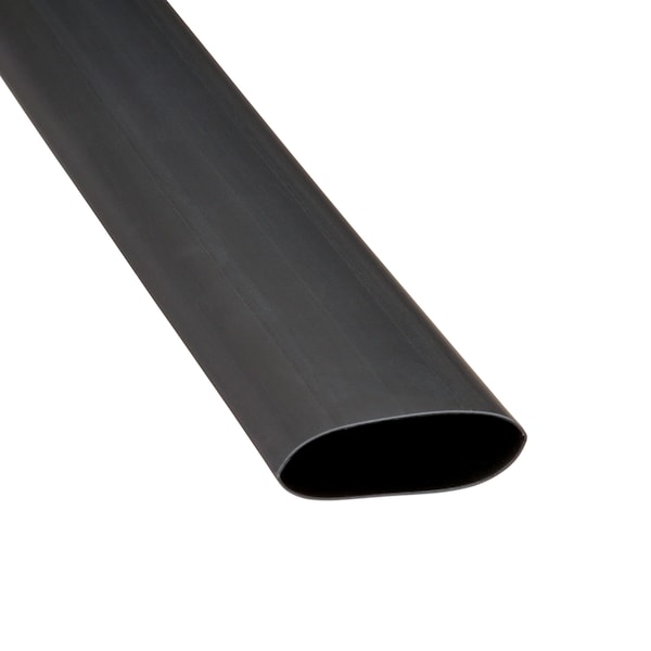 3M Shrink Tubing, 1.5in ID, Black, 6in, PK3 - EPS300-1 1/2-6"-BLACK-10-3 PC PKS