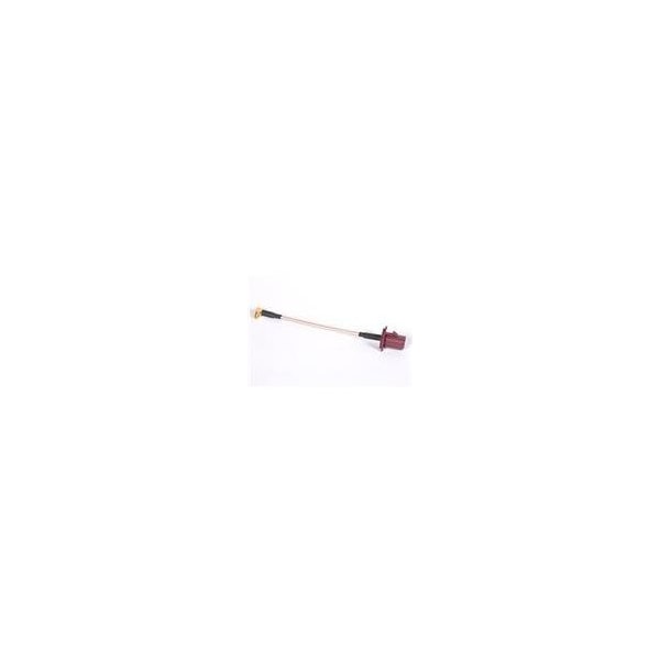 Molex Fakra Straight Jack-To-Mmcx Right-Angle Plug Assembly, Rg-178 Cable, Length 90.00Mm, 50 Ohms - 897626770
