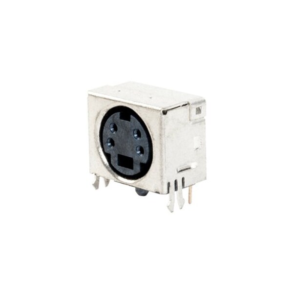Cui Devices Circular Din Connector, 4 Contact(S), Female, Board Mount, Solder Terminal, Locking, Receptacle - MD2-40ST