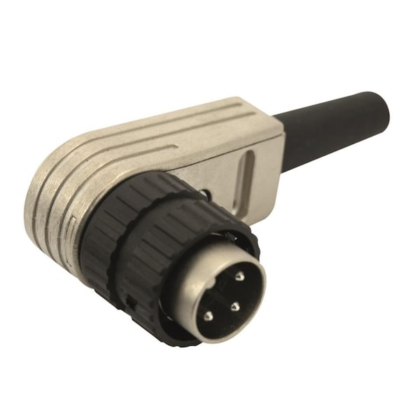 Tuchel Male Cable Connector With Internal Strain Relief And Plastic Locking Ring. Bayonet Locking Inside - T3434005U
