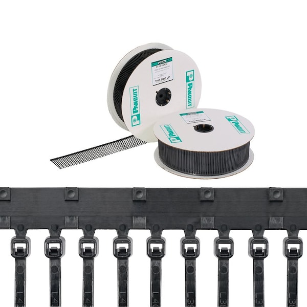 Panduit Cable Ties On Reel, 5.6L (142Mm), Miniat (10000 Pack), 10000PK - PLT1.5M-XMR00