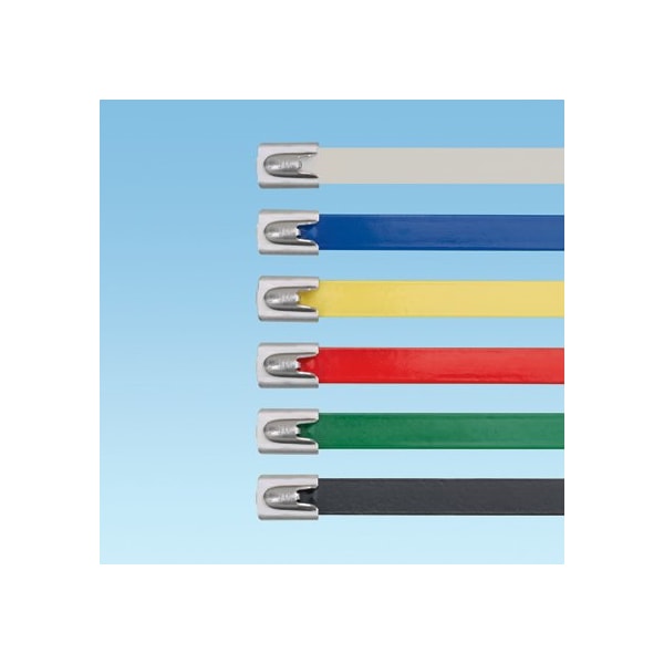 Panduit Mlt Tie, 316 Ss, Fully Coated, Standard  (100 Pack), 100PK - MLTFC1.5S-CP316