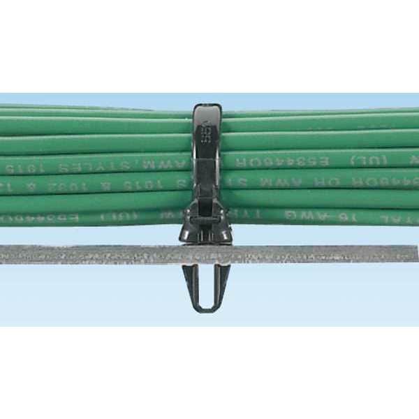 Panduit 8-1/2" L, 3/16" W, natural Plastic Cable Tie, Indoor/Outdoor: Indoor - BP2S-D0