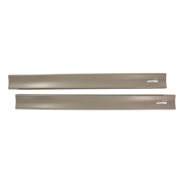 Leviton CABLE TIES COVER DESIGNER 1RU GY - 49265-DC1