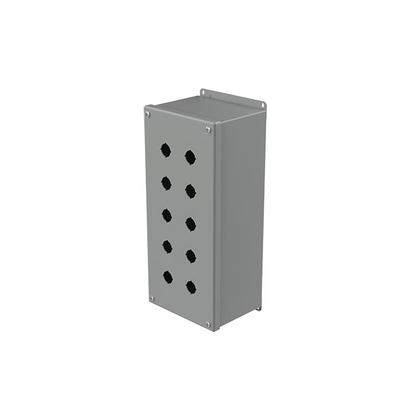 Nvent Hoffman Mild Steel Electrical Enclosures, 14 in H, 4-3/4 in D, 6-1/4 in W, NEMA 12, Screw On - E10PBXM
