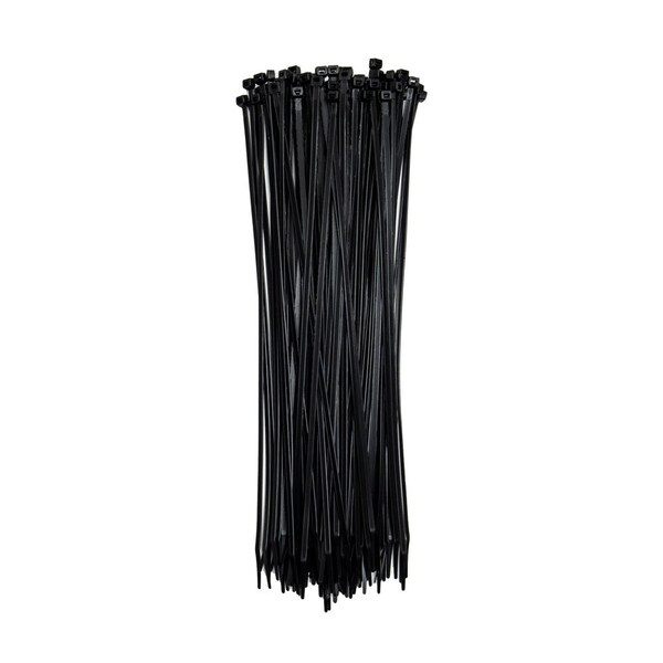 South Main Hardware 14-in   75-lb, Black, 100 Standard Nylon Tie - 220186