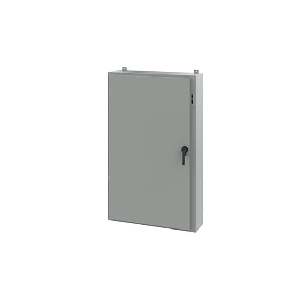 Nvent Hoffman Steel Electrical Enclosures, 60 in H, 10 in D, 37.38 in W, NEMA 12, Hinged - A60SA3810LPPL