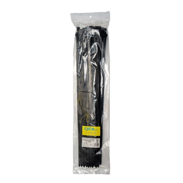 South Main Hardware 21-in   120-lb, Black, 100 Standard Nylon Tie - 220221