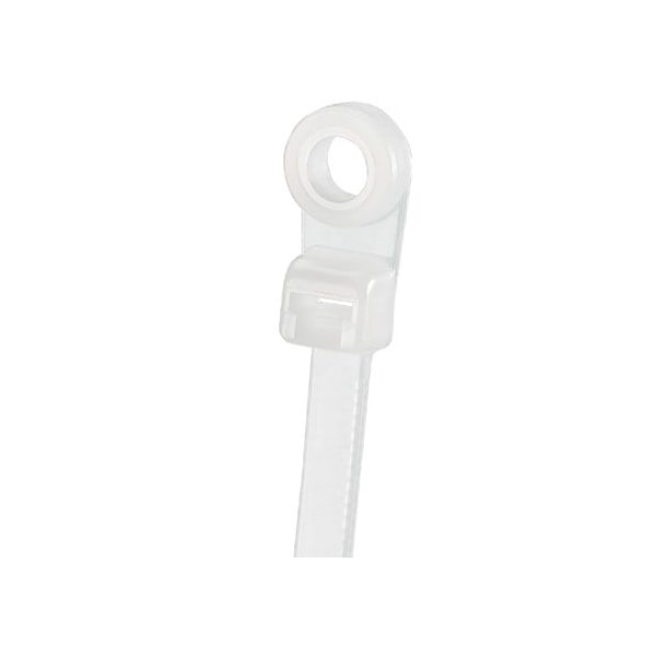 Panduit 7-29/32" L, 0.19" W, natural Plastic Cable Tie, Package quantity: 1000 - PLC2S-S6-M