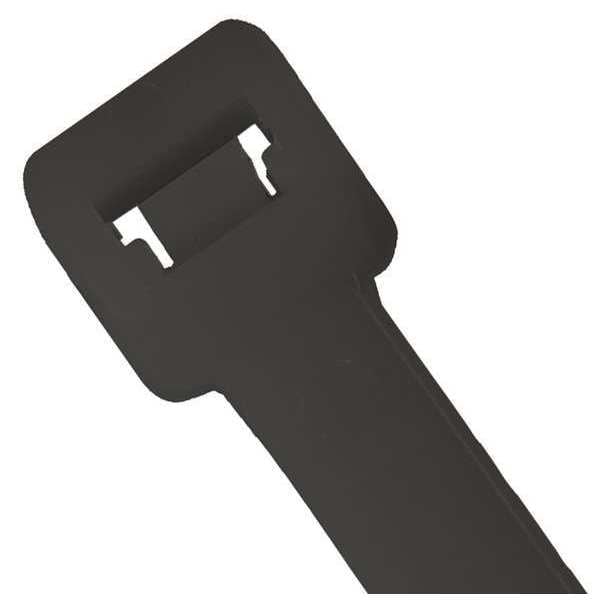 Partners Brand UV Cable Ties, 250#, 18", Black, 100/Case - CTUV18250