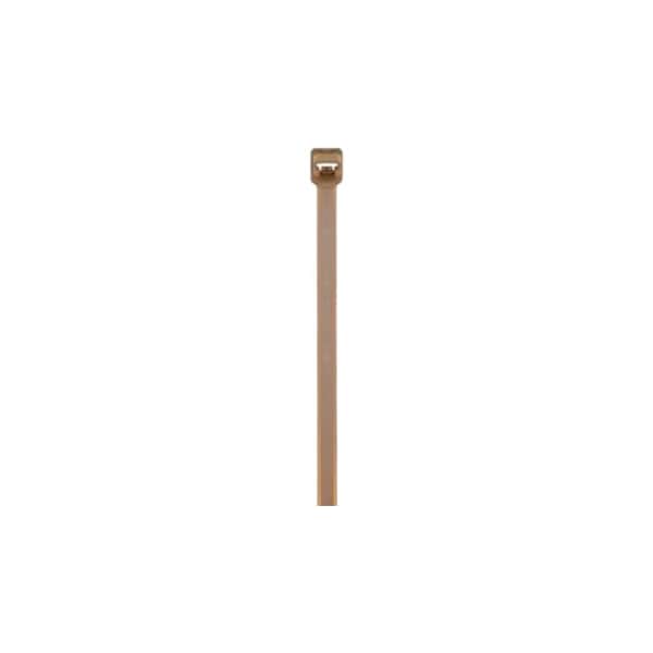 Panduit Cable Tie, 7.4"L, Peek, Brown, PK1000 - PLT2S-M71