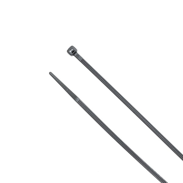 South Main Hardware 6-in   45-lb, Black, 100 Standard Nylon Tie - 220118