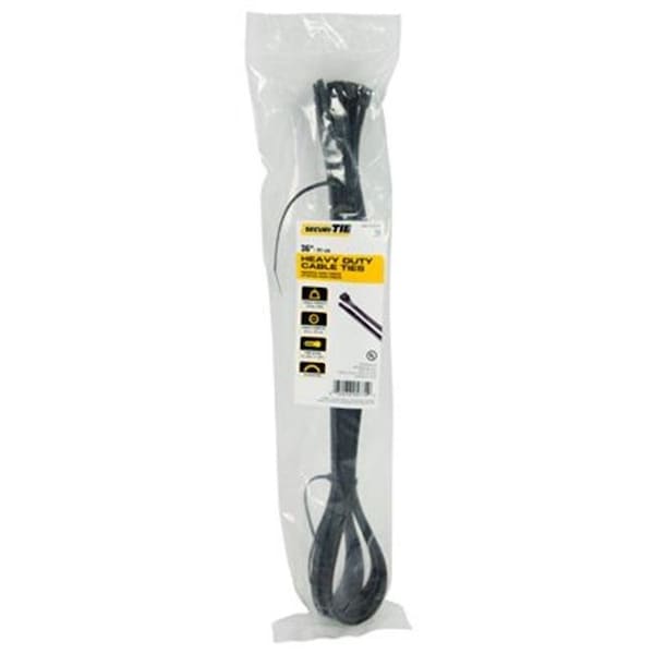Gardner Bender Gardner Bender 220999 36 in. Extra Heavy Duty Cable Tie; Black - 10 Per Pack - 220999