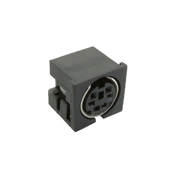 Cui Devices Circular Din Connector, 6 Contact(S), Female, Board Mount, Solder Terminal, Locking, Jack - MD-60S