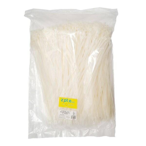 South Main Hardware 14-in   75-lb, Natural, 1000 Standard Nylon Tie - 220193