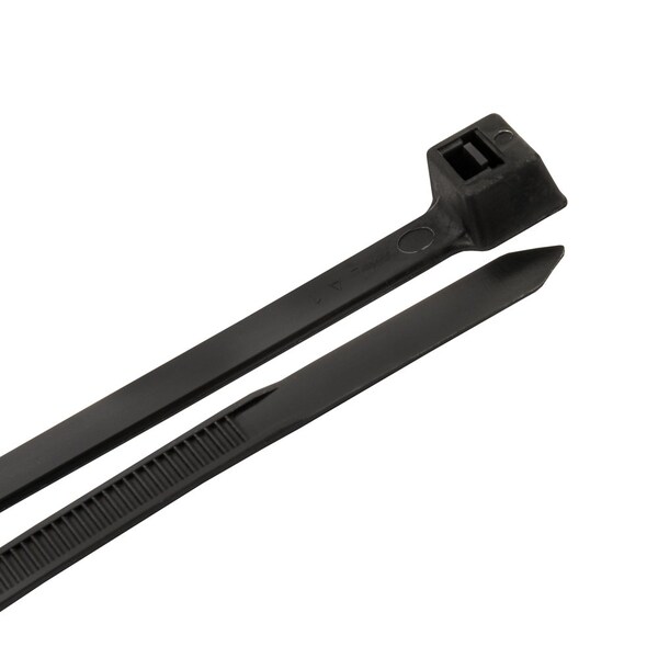 Forney Cable Ties, 14-1/2 in Black Heavy-Duty - 62071