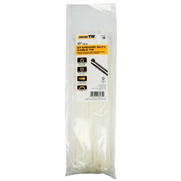 Gardner Bender Gardner Bender 220970 11 in. Natural Standard Duty Cable Tie; Pack of 100 - 220970