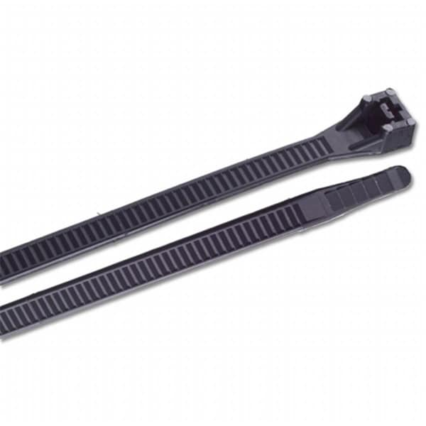 Marinco 15 in. Uv Black Heavy Duty Cable Zip Ties, 25PK - 199259
