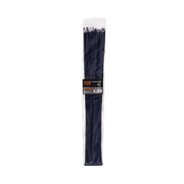 Tr Industrial 36 in Multi-Purpose UV Cable Ties Set in Black, 50-pk - TR88307