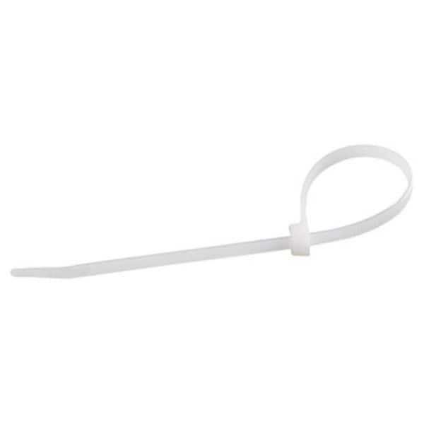 Pen2Paper 8 in. Cable Ties, White - 75 lbs. - PE2524685