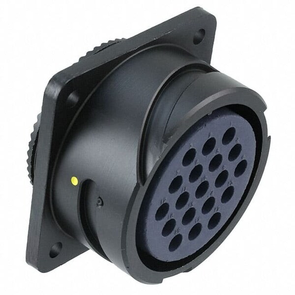 Deutsch Mil Series Connector, 19 Contact(S), Aluminum Alloy, Female, Receptacle - CIRH03T3276SCNF80M32V0