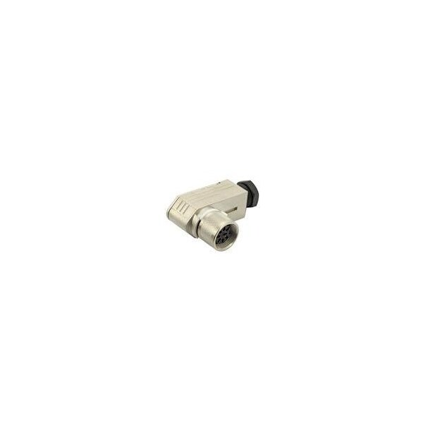 Tuchel Circular Din Connectors Female Cable Connector With Internal Strain Relief And Metal Locking Ring. - C09131F0071012U