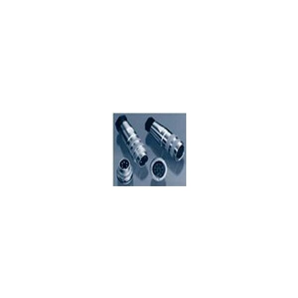 Tuchel Circular Connector, 4 Contact(S), Metal, Male, Solder Terminal, Receptacle - T-3302-000