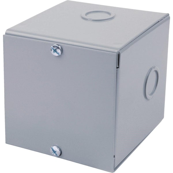 Abb Carbon Steel Electrical Enclosures, 6 in H, 4 in D, 6 in W, NEMA 1, Screw On - AB-664SBGK003