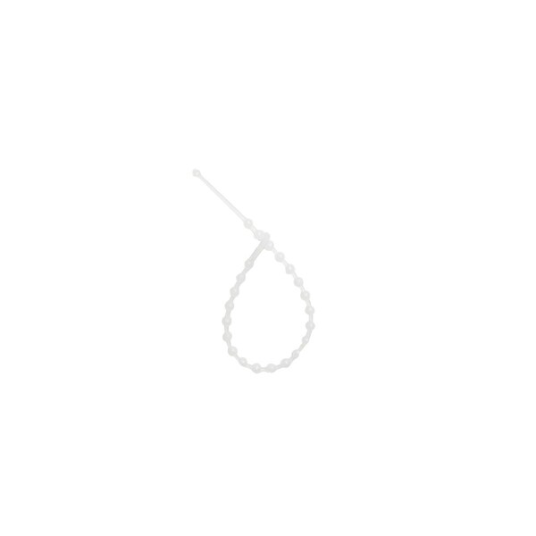 South Main Hardware 4-in  Beaded 18-lb, Natural, 100 Speciality Tie - 222066