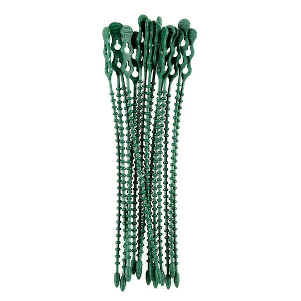 South Main Hardware 8-in  Double Loop Beaded 50-lb, Green, 15 Speciality Tie - 222074