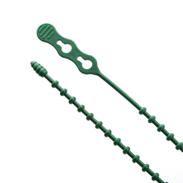 South Main Hardware 18-in  Double Loop Beaded 120-lb, Green, 10 Speciality Tie - 222080