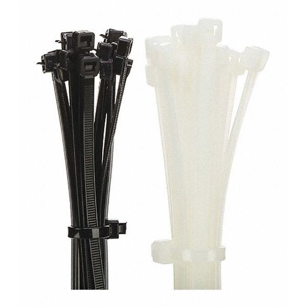 Nsi Industries Cbl. Tie Blck Stl Barb 4" 18LB 100 - 4180-SB