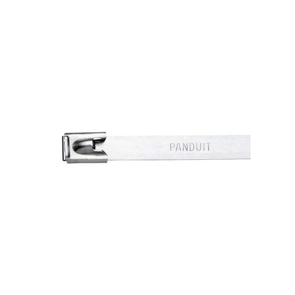Panduit Stainless Steel Cable Tie, 5.5"L, PK50 - MLT1H-LPAL
