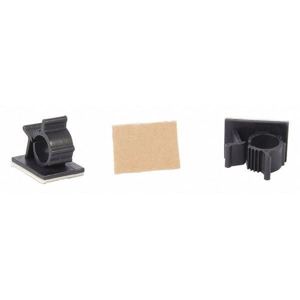 Gardner Bender Plastic Kwik Clip, 3/8" UVB, Black, PK6 - GKK-1538UVB