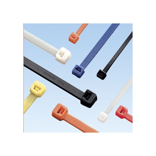 Panduit Tie Wraps, 7.4", 50 lb. TS, Orange, PK100 - PLT2S-C3