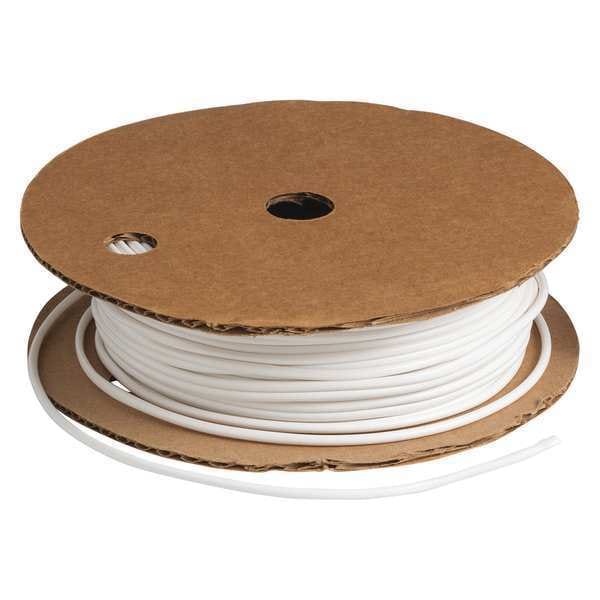 Brady Hot Stamper Shrink Tubing, 100 ft. L, Wht - PVC-11