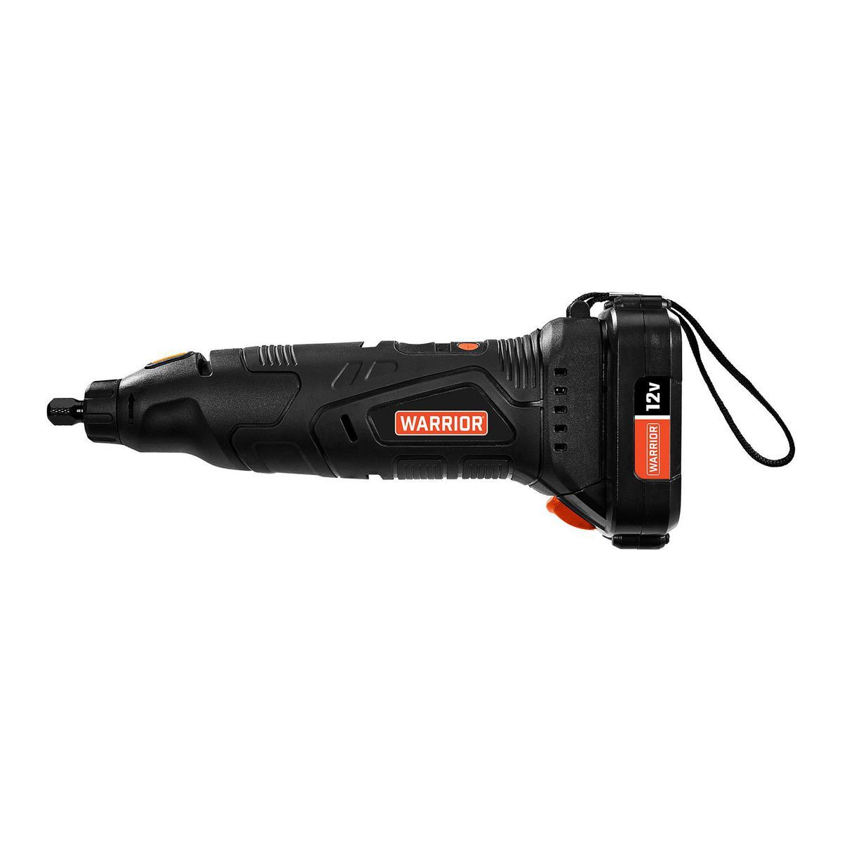 Kit de herramientas rotativas inalámbricas Warrior de 12V con 19 piezas de accesorios, batería y cargador - 59437