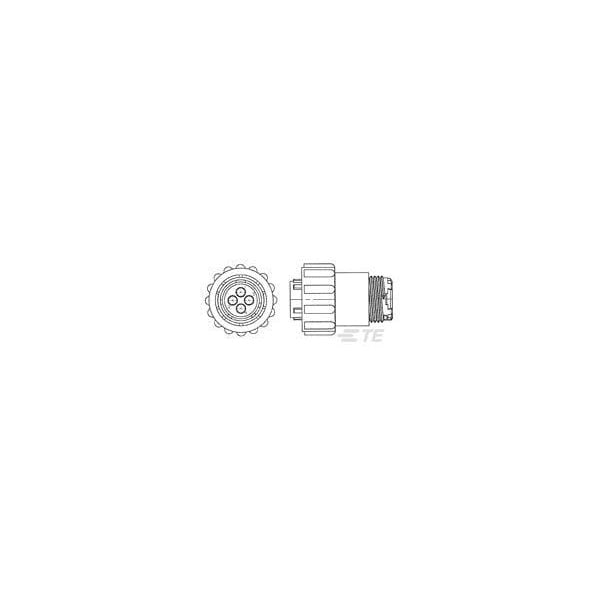 Te Connectivity Standard Circular Connector Plg Skt 23-24 F/H Sealed - 796188-1