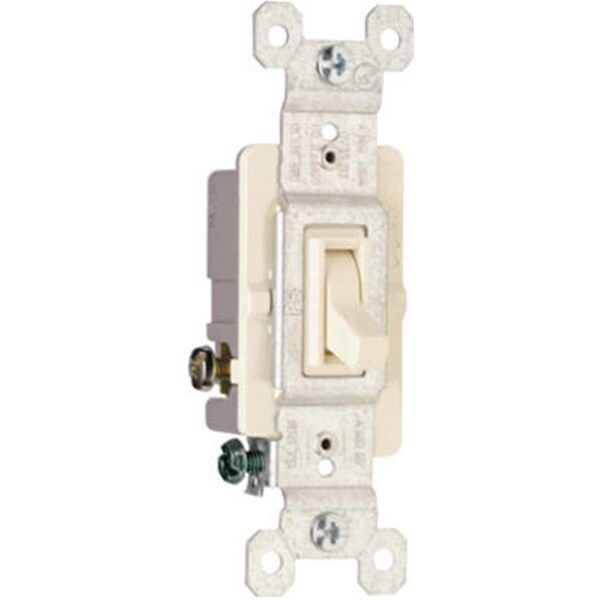 Interruptor de palanca Yhior 663LAGTU; 15A; 120V; color almendra claro - YH601483
