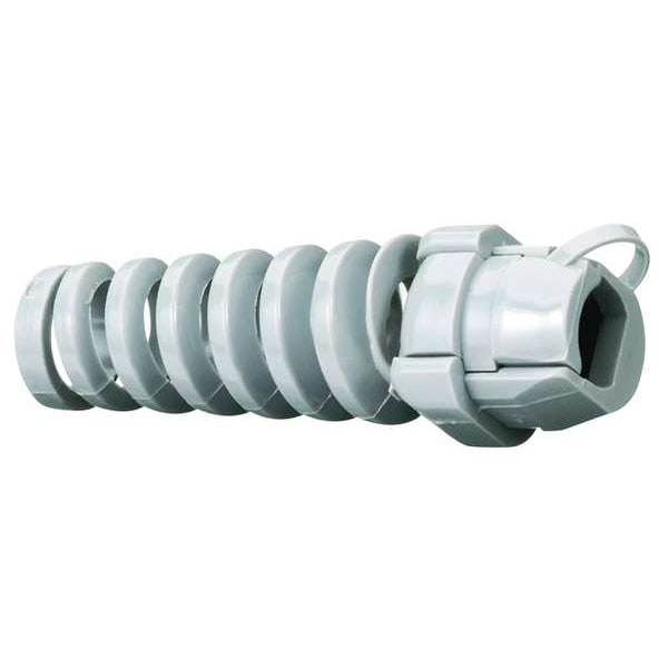 Hubbell Wiring Device-Kellems Cord Connector, 3/4 in., Gray - HS1004GPK25