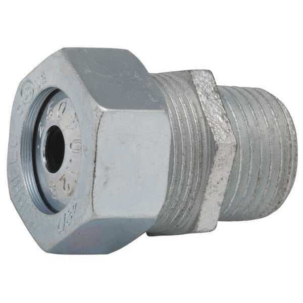 Raco Cord Connector, Silver, 1-1/2" L, Steel - 3723-3
